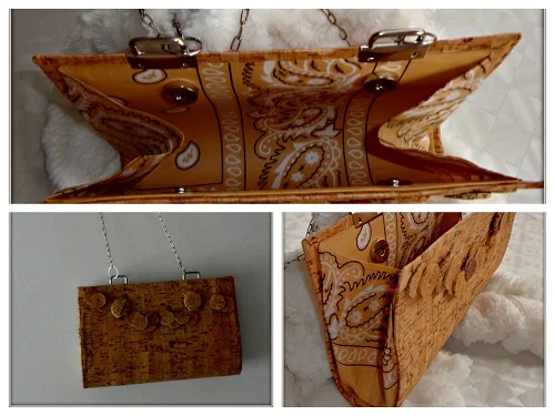 Cartonagem Reciclada – Bolsa de Cortiça